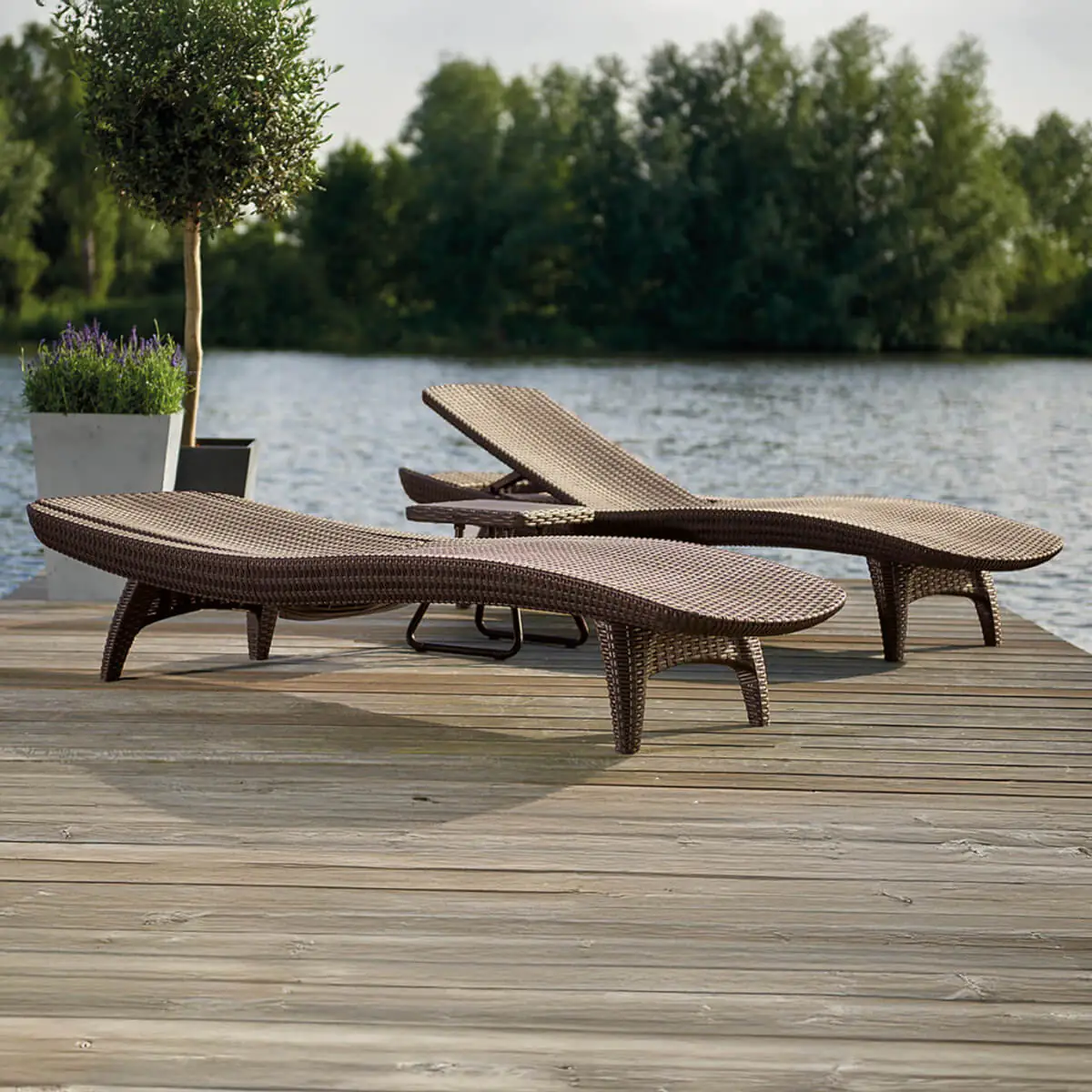 Zestaw leżaków Pacific + stolik - obrazek 3